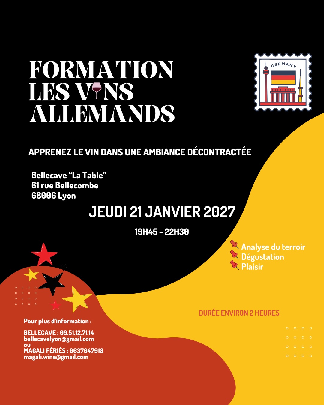 Jeudi 21 Janvier 2027 : Les vins allemands