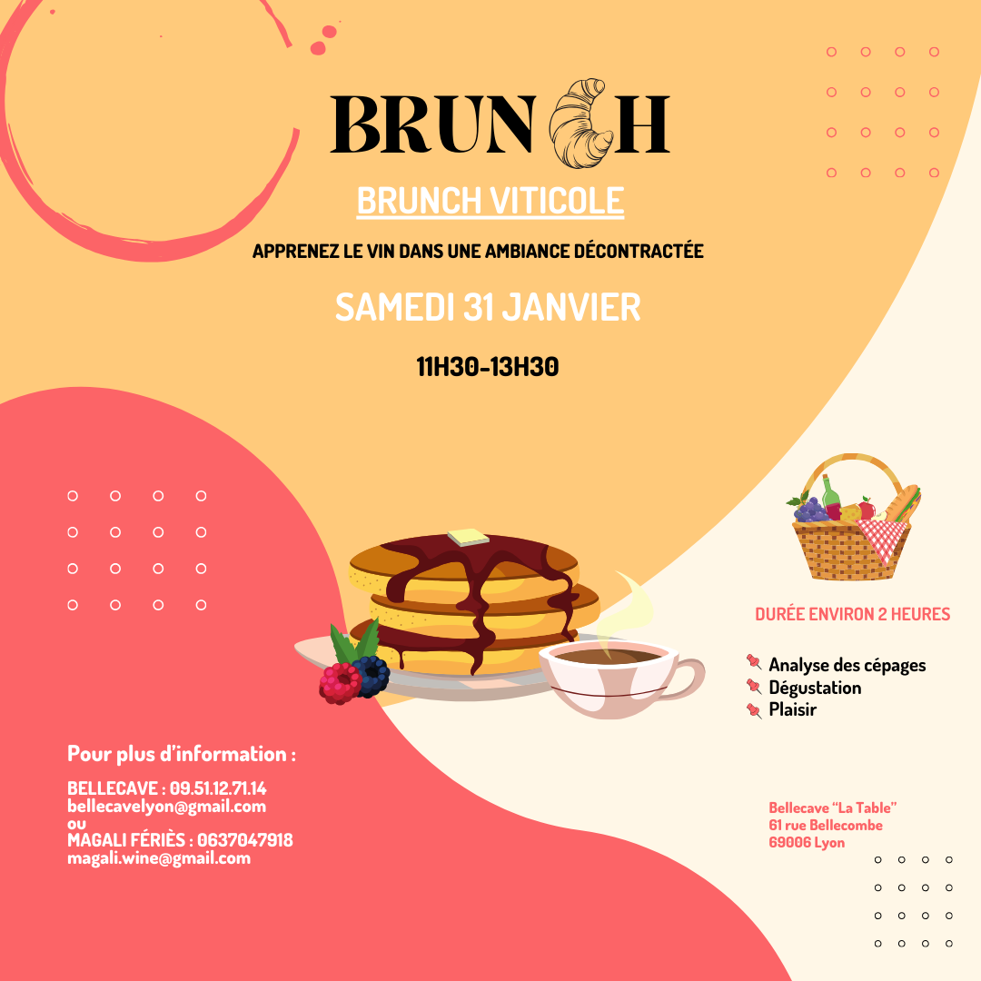 Samedi 31 Janvier 2026 : Brunch Viticole