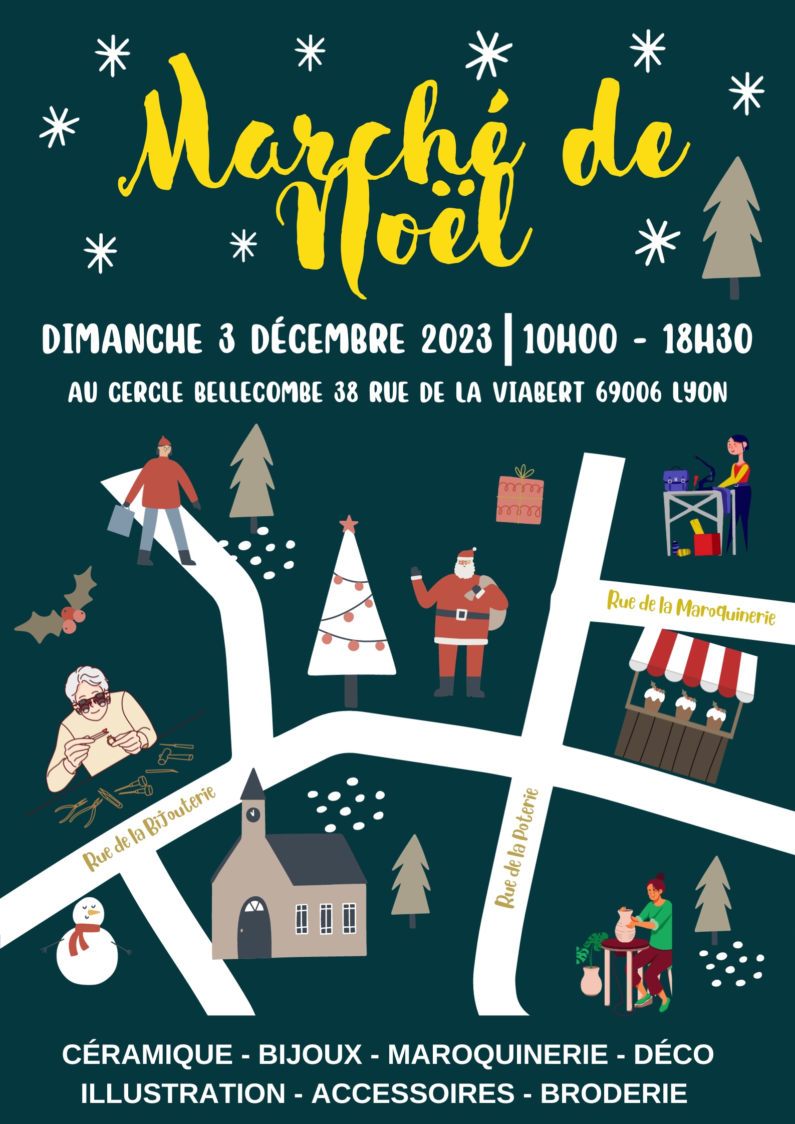 Dimanche 3 Décembre 2023 : Marché de Noël