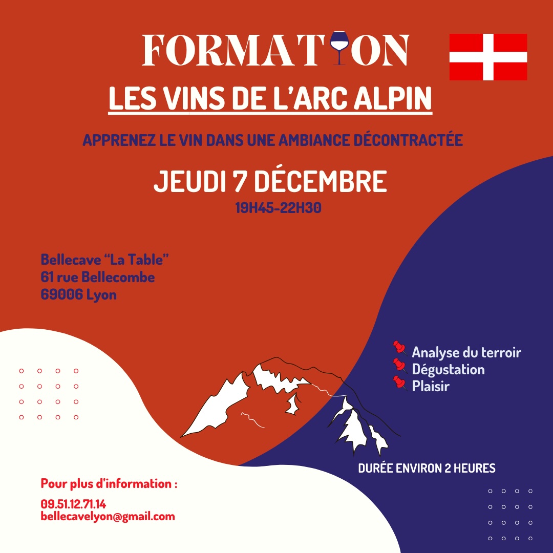 Jeudi 7 Décembre 2023 : Les Vins de Savoie
