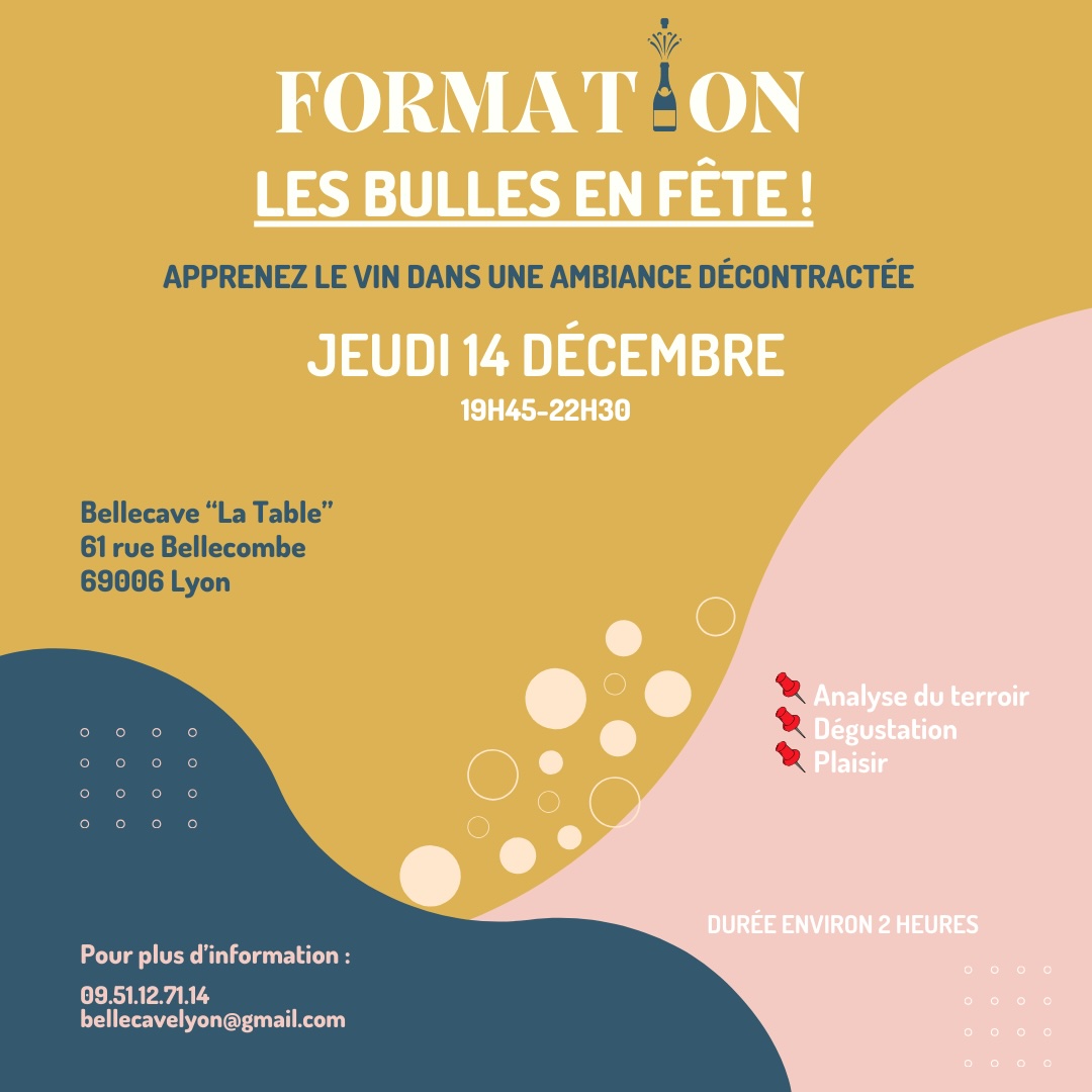 Jeudi 14 Décembre 2023 : Les Bulles en Fête