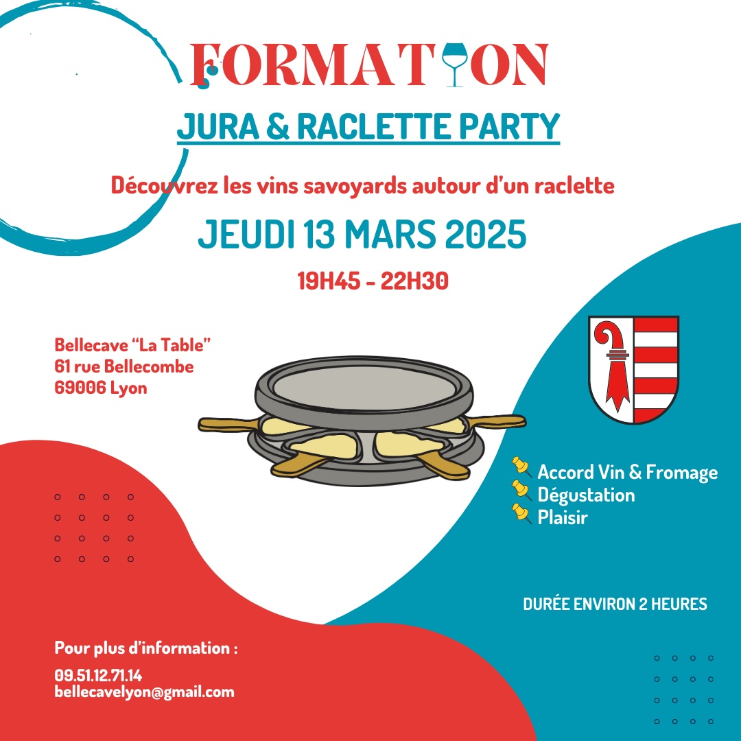 Jeudi 13 Mars 2025 : Savoie & Raclette Party COMPLET