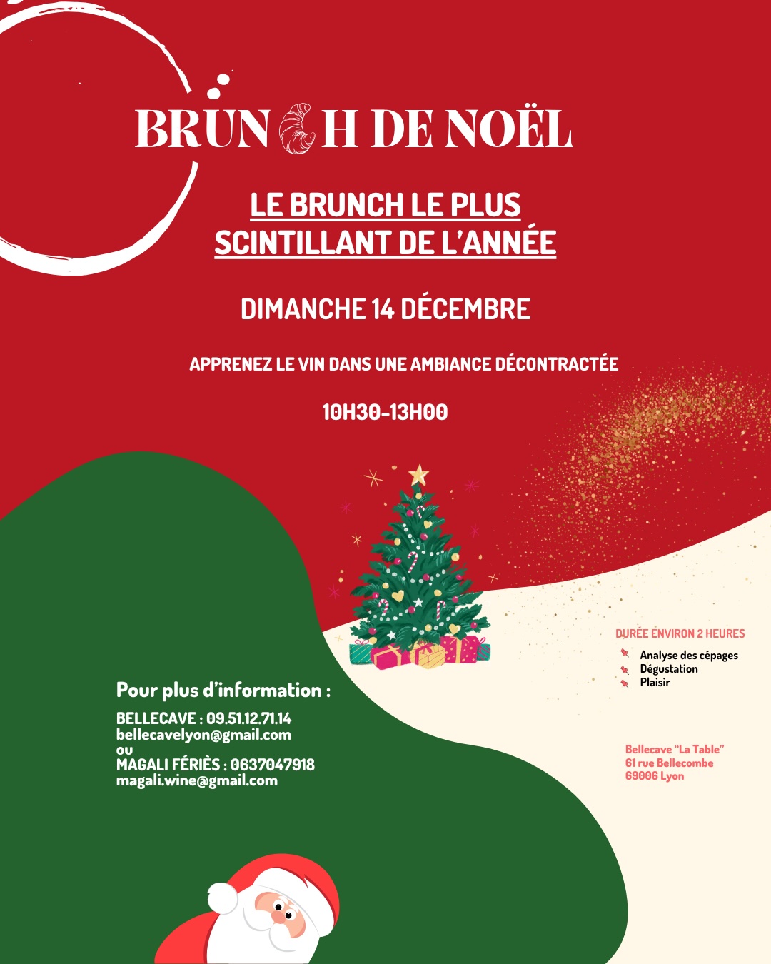 Dimanche 14 Décembre : Brunch de Noël