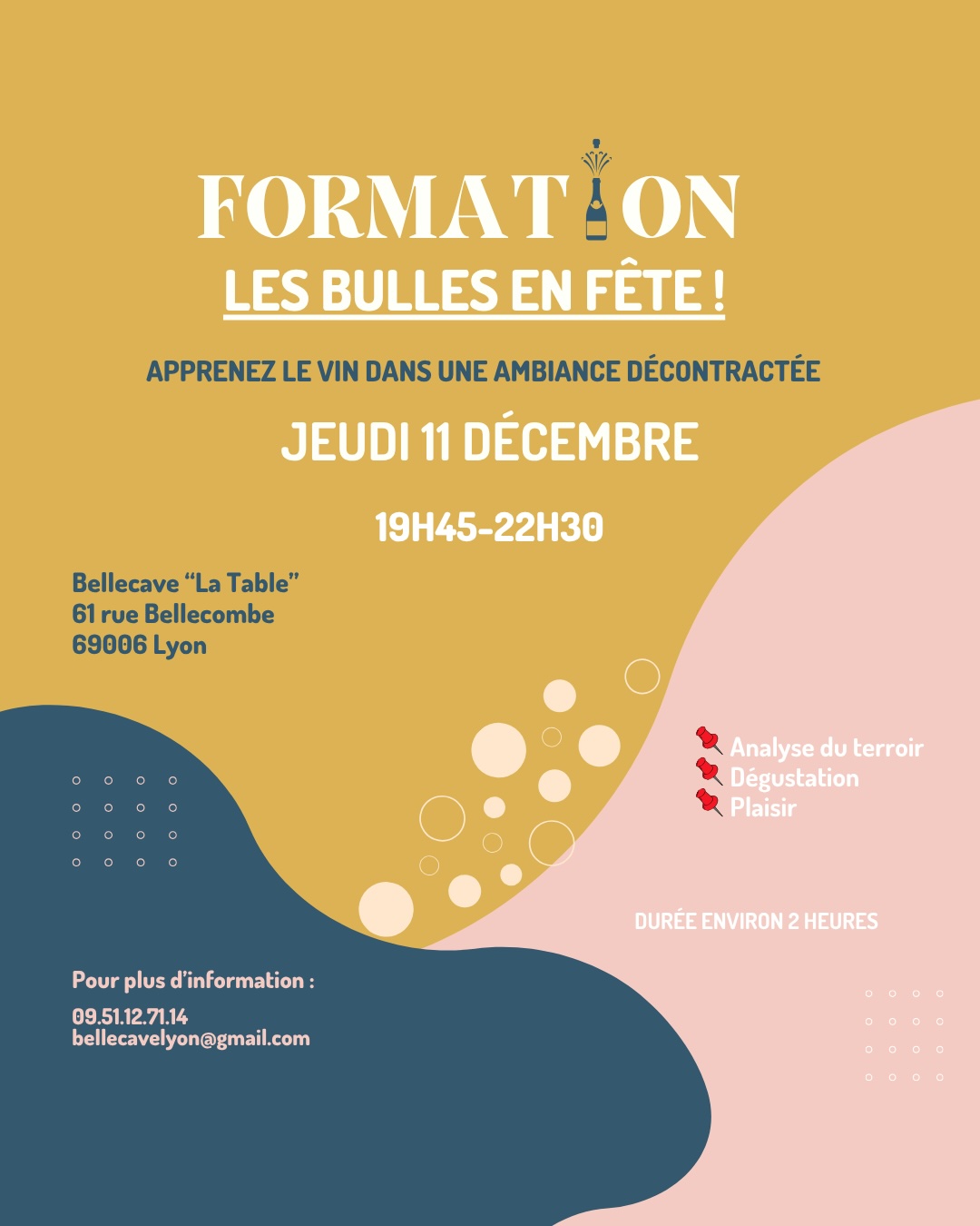 Jeudi 11 Décembre : Les bulles en fête !