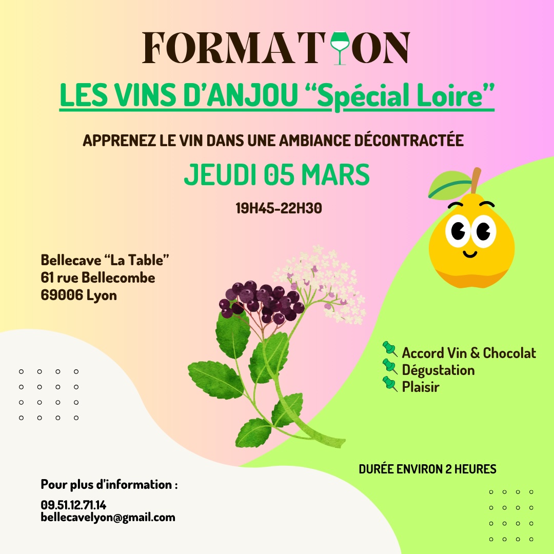Jeudi 05 Mars 2026 : « Spécial Loire » Les vins d’Anjou