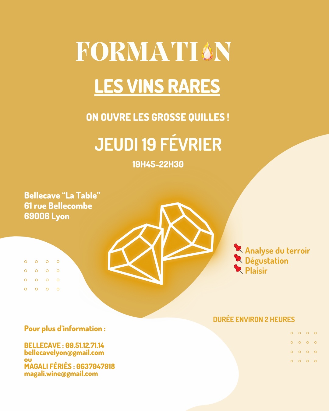 Jeudi 19 Février 2026 : Les Vins Rares « On ouvre les grosses quilles ! » COMPLET