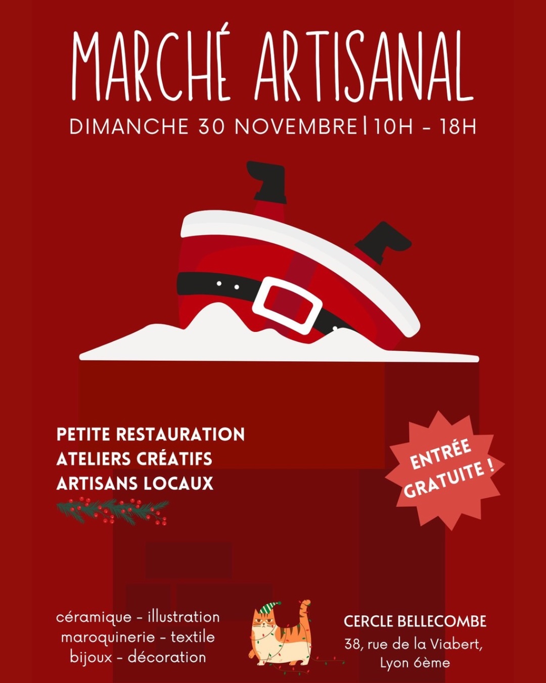 Dimanche 30 Novembre : Marché de Noël