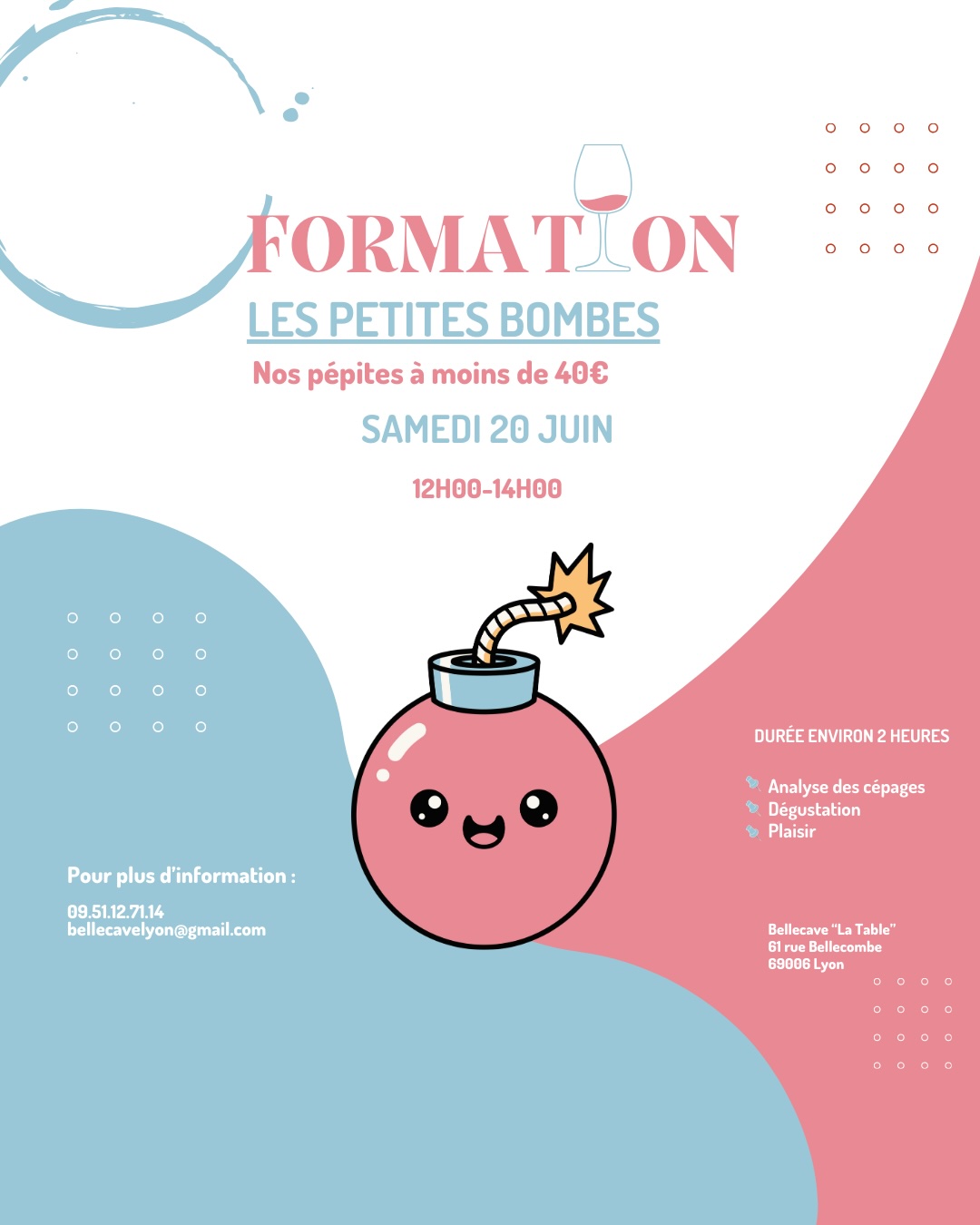 SAMEDI 20 JUIN 2026 : Les Petites Bombes
