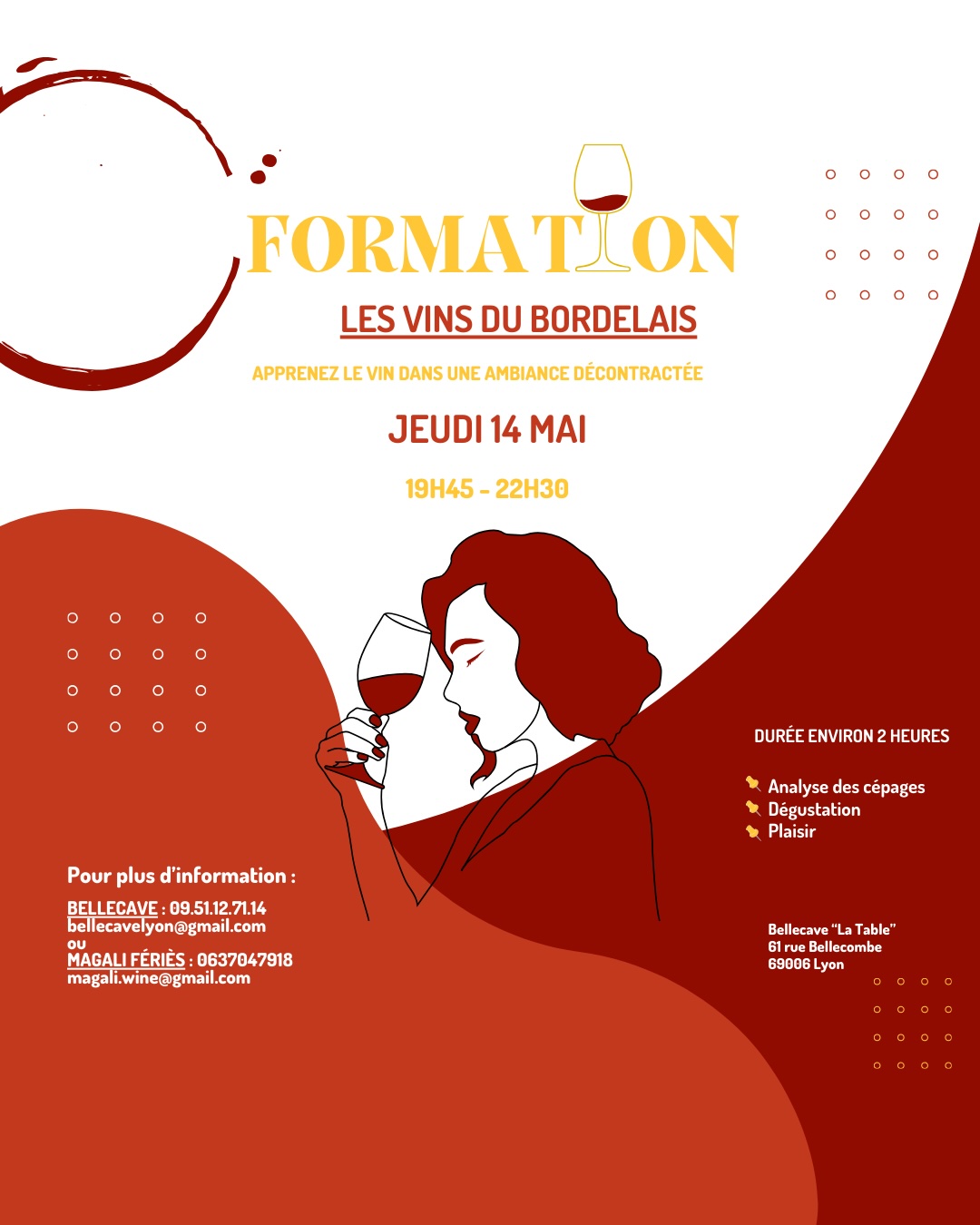 Jeudi 14 Mai 2026 : Les Vins du Bordelais