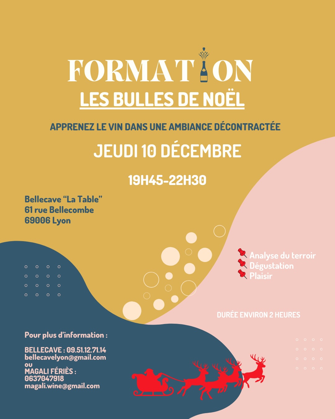 Jeudi 10 Décembre : Les Bulles de Noël