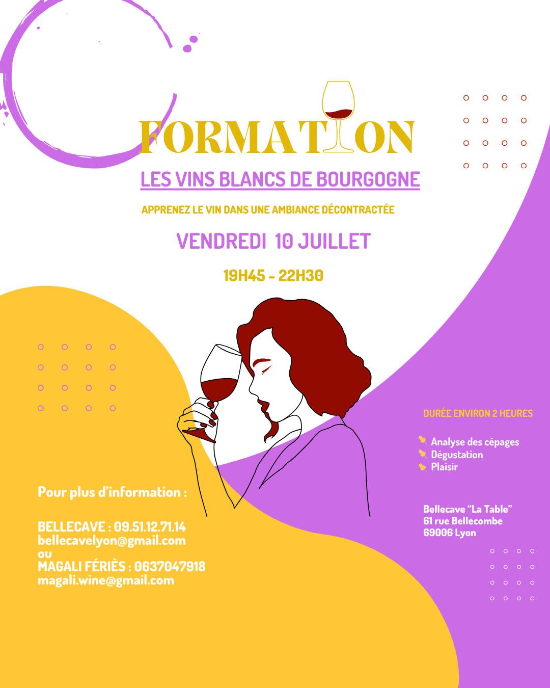 Vendredi 10 Juillet : Les Blancs de Bourgogne