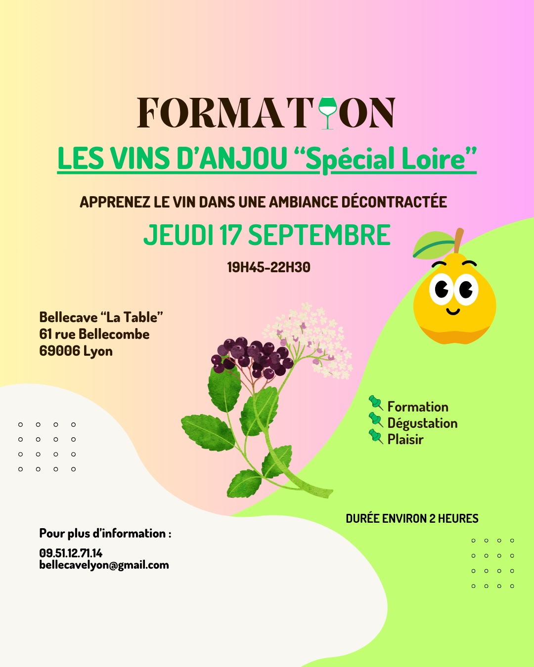 Jeudi 17 Septembre 2026 : Les Vins d&rsquo;Anjou