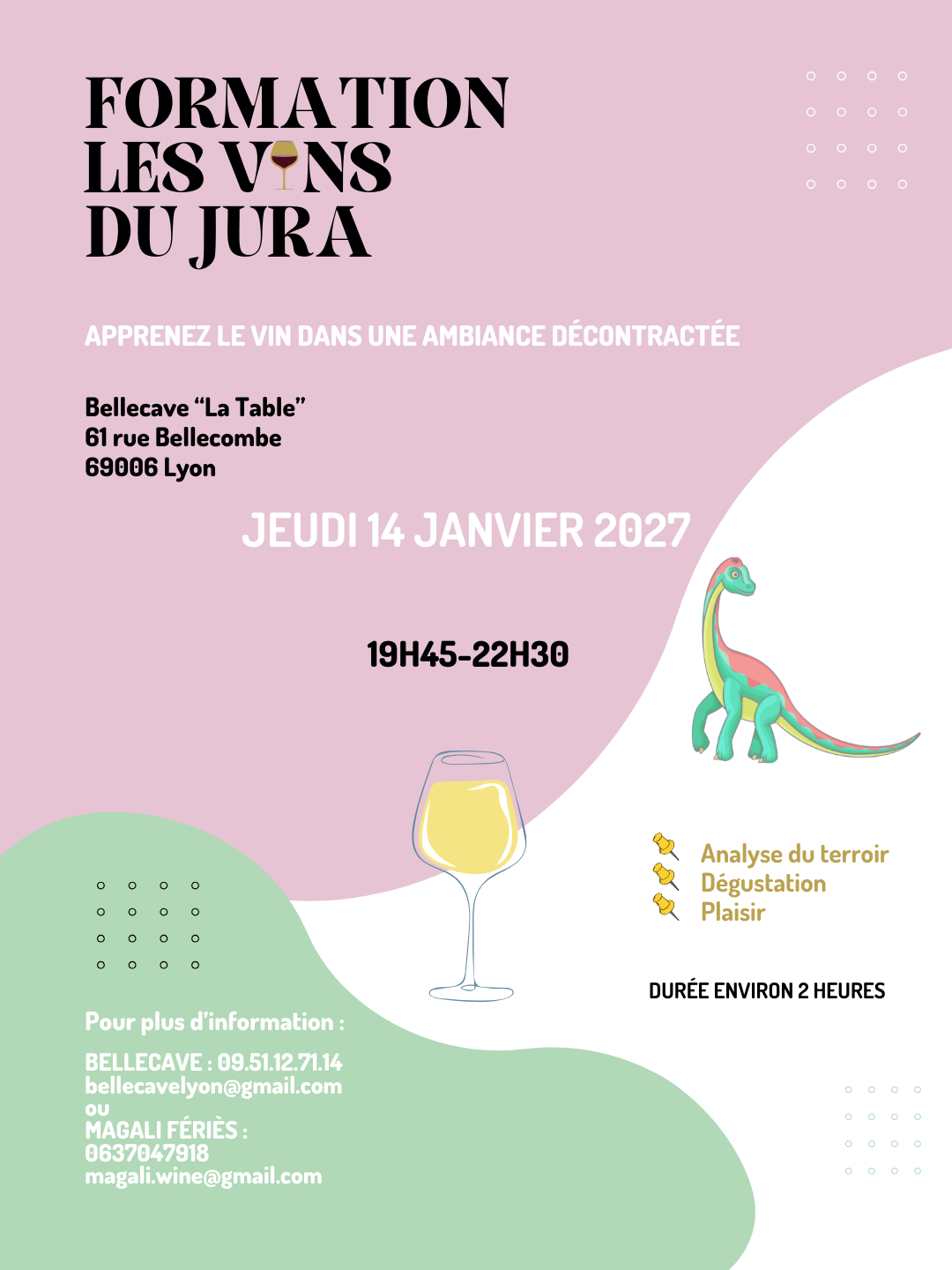 Jeudi 14 Janvier 2027 : Les vins du Jura