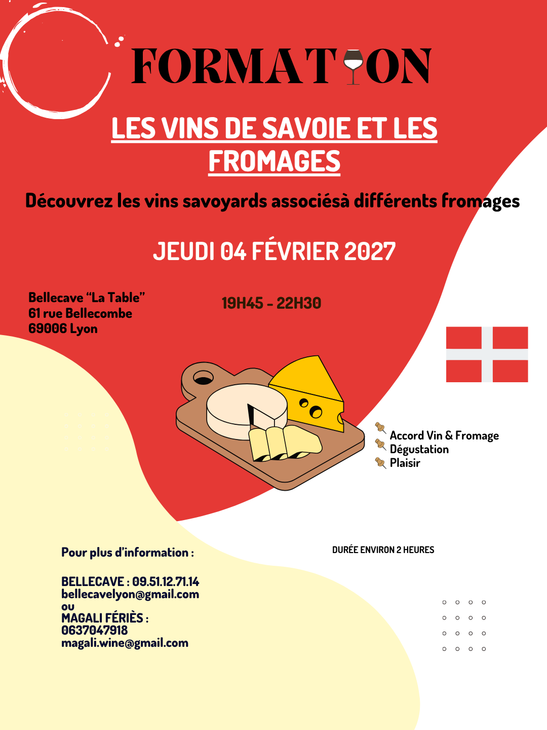 Jeudi 04 Février 2027 : Les vins de Savoie les fromages
